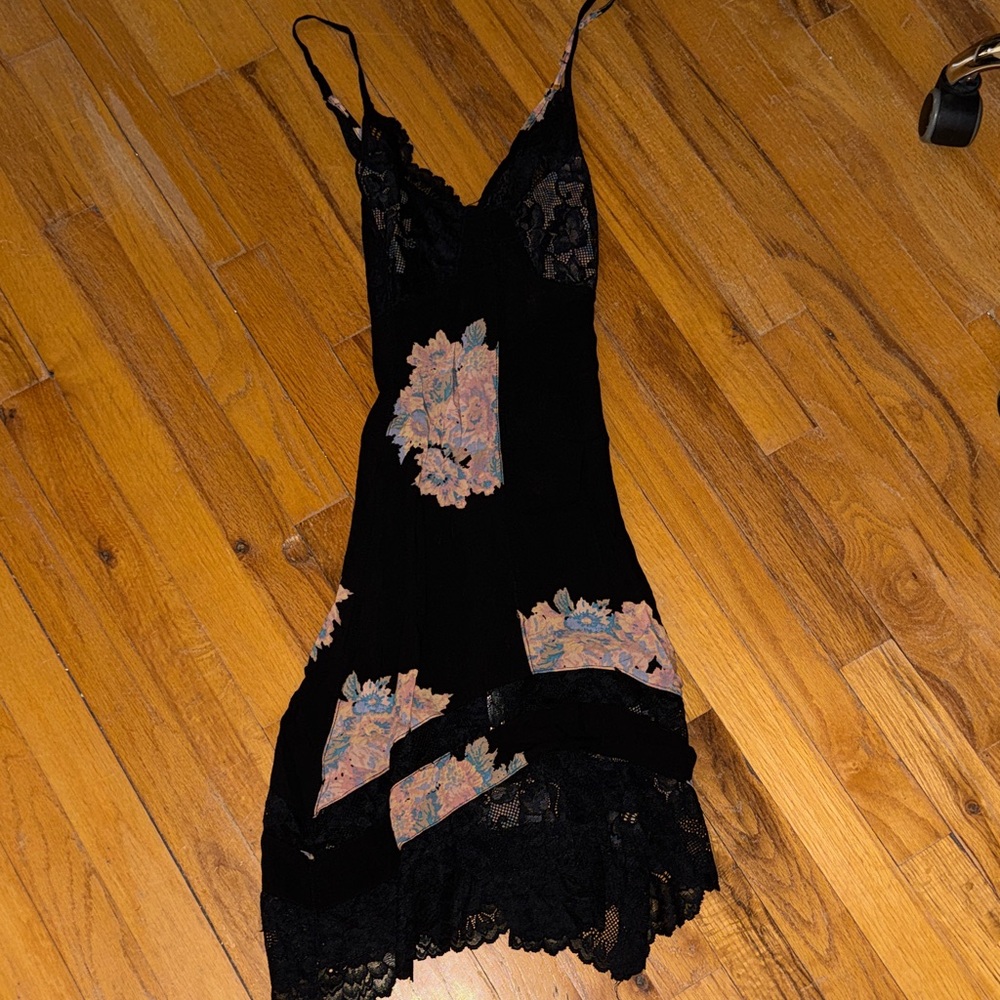 Free people floral lace dress